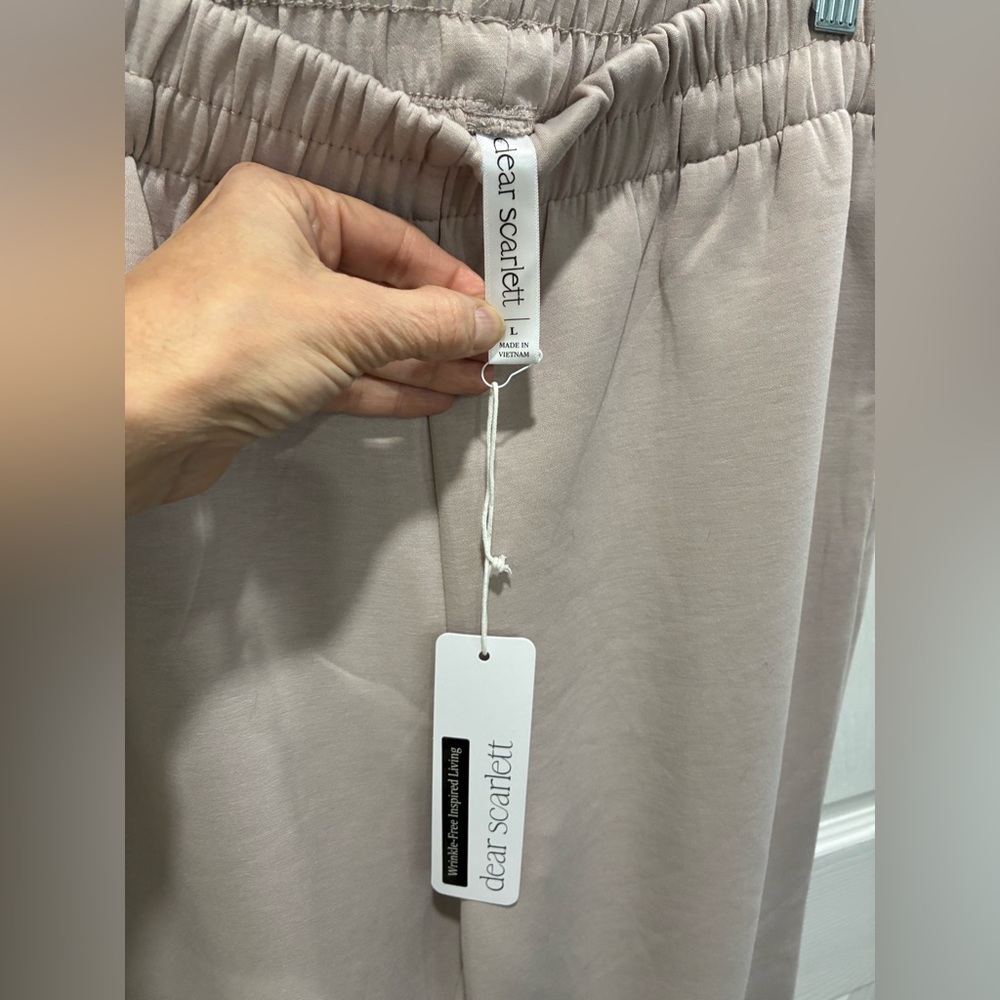 Scarlett Taupe Half-Zip Pullover Pantset - Picture 9 of 10